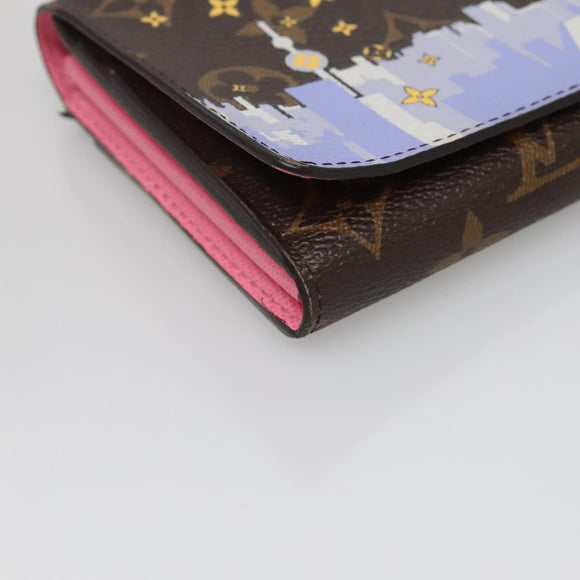 LOUIS VUITTON Monogram Vivienne Portefeuille Sarah Wallet M68491 LV Auth 141194M