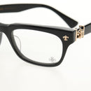 Chrome Hearts GITTIN ANY BS Flare Glasses plastic Black Auth 141196M-11