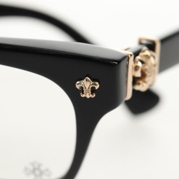 Chrome Hearts GITTIN ANY BS Flare Glasses plastic Black Auth 141196M