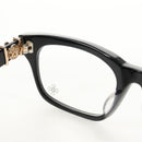 Chrome Hearts GITTIN ANY BS Flare Glasses plastic Black Auth 141196M-20