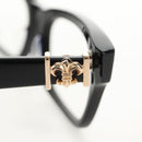 Chrome Hearts GITTIN ANY BS Flare Glasses plastic Black Auth 141196M-8