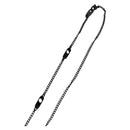 LOUIS VUITTON Collier LV Upside Down Necklace metal Black M62683 LV Auth 141197M-5