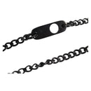 LOUIS VUITTON Collier LV Upside Down Necklace metal Black M62683 LV Auth 141197M-6