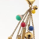 LOUIS VUITTON Porte Cles Grullo Key Holder metal Gold M62227 LV Auth 141198-13