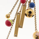 LOUIS VUITTON Porte Cles Grullo Key Holder metal Gold M62227 LV Auth 141198-14