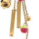 LOUIS VUITTON Porte Cles Grullo Key Holder metal Gold M62227 LV Auth 141198-6