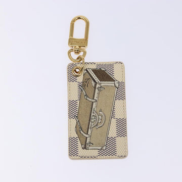 LOUIS VUITTON Damier Azur Porte Cles Afish Key Ring M66178 LV Auth 141200 - 0