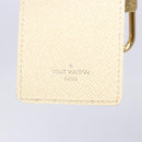 LOUIS VUITTON Damier Azur Porte Cles Afish Key Ring M66178 LV Auth 141200-8