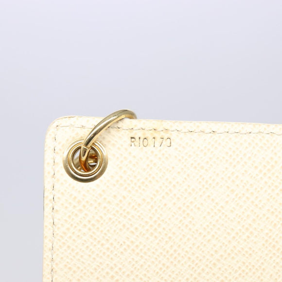 LOUIS VUITTON Damier Azur Porte Cles Afish Key Ring M66178 LV Auth 141200