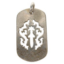 Chrome Hearts Pendant Top Cutout Dagger Dog Tag Ag925 Silver Auth 141204M-2