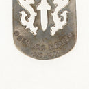 Chrome Hearts Pendant Top Cutout Dagger Dog Tag Ag925 Silver Auth 141204M-3