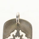 Chrome Hearts Pendant Top Cutout Dagger Dog Tag Ag925 Silver Auth 141204M-9