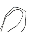 Chrome Hearts Scroll Razor Blade Necklace Ag925 Black Auth 141205M-8