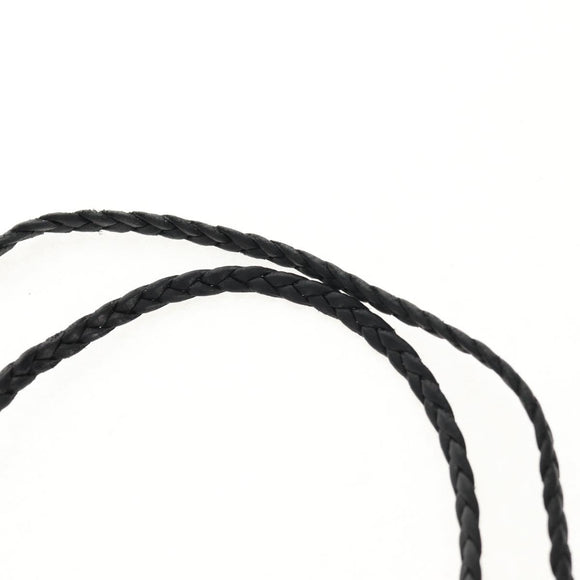 Chrome Hearts Scroll Razor Blade Necklace Ag925 Black Auth 141205M