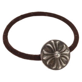 Chrome Hearts Cross Ball Button Hair Tie Ag925 Silver Auth 141206M
