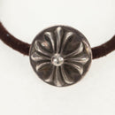 Chrome Hearts Cross Ball Button Hair Tie Ag925 Silver Auth 141206M-3