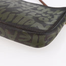 LOUIS VUITTON Graffiti Pochette Accessoires Pouch Khaki M92191 LV Auth 141215-16