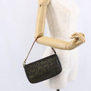 LOUIS VUITTON Graffiti Pochette Accessoires Pouch Khaki M92191 LV Auth 141215-21
