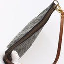 LOUIS VUITTON Graffiti Pochette Accessoires Pouch Khaki M92191 LV Auth 141215-6