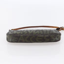 LOUIS VUITTON Graffiti Pochette Accessoires Pouch Khaki M92191 LV Auth 141215-5