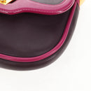 LOUIS VUITTON Art Deco Trappezio Shoulder Bag Leather Pink M97085 Auth 141216V-17