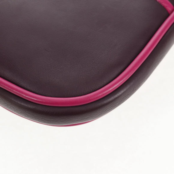 LOUIS VUITTON Art Deco Trappezio Shoulder Bag Leather Pink M97085 Auth 141216V