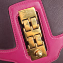 LOUIS VUITTON Art Deco Trappezio Shoulder Bag Leather Pink M97085 Auth 141216V-9