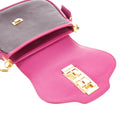 LOUIS VUITTON Art Deco Trappezio Shoulder Bag Leather Pink M97085 Auth 141216V-21