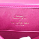 LOUIS VUITTON Art Deco Trappezio Shoulder Bag Leather Pink M97085 Auth 141216V-22