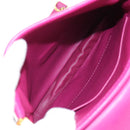 LOUIS VUITTON Art Deco Trappezio Shoulder Bag Leather Pink M97085 Auth 141216V-10