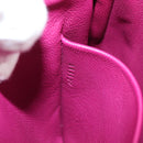 LOUIS VUITTON Art Deco Trappezio Shoulder Bag Leather Pink M97085 Auth 141216V-11