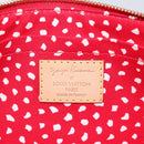 LOUIS VUITTON Vernis Yayoi Kusama Pochette Accessoires Red M91428 Auth 141217A-18