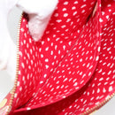 LOUIS VUITTON Vernis Yayoi Kusama Pochette Accessoires Red M91428 Auth 141217A-22