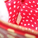 LOUIS VUITTON Vernis Yayoi Kusama Pochette Accessoires Red M91428 Auth 141217A-11