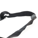 CHANEL Shoulder Bag Nylon Blue Black Silver CC Auth 141222A-10