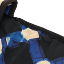 CHANEL Shoulder Bag Nylon Blue Black Silver CC Auth 141222A-20