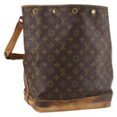 LOUIS VUITTON Monogram Noe Shoulder Bag M42224 LV Auth 141232-1
