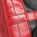 LOUIS VUITTON Epi Noe Shoulder Bag Bicolor Black Red M44017 LV Auth 141236-14