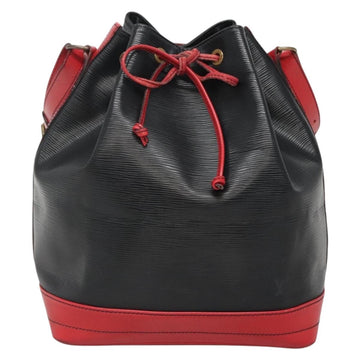 LOUIS VUITTON Epi Noe Shoulder Bag Bicolor Black Red M44017 LV Auth 141236 - 0