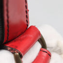 LOUIS VUITTON Epi Noe Shoulder Bag Bicolor Black Red M44017 LV Auth 141236-20