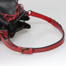 LOUIS VUITTON Epi Noe Shoulder Bag Bicolor Black Red M44017 LV Auth 141236-7