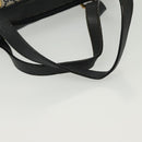 GUCCI GG Supreme Hand Bag PVC Navy Gold 89 02 062 Auth 141248-7