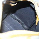 GUCCI GG Supreme Hand Bag PVC White Gold 193604 Auth 141249-19