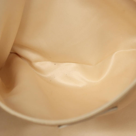 CHANEL Chain Tote Bag Leather Red Silver CC Auth 141257