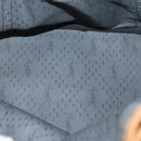 SAINT LAURENT Shoulder Bag PVC Canvas Black Gold Auth 141268-11