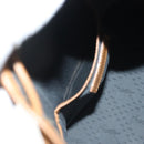 SAINT LAURENT Shoulder Bag PVC Canvas Black Gold Auth 141268-12