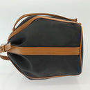 SAINT LAURENT Shoulder Bag PVC Canvas Black Gold Auth 141268-4