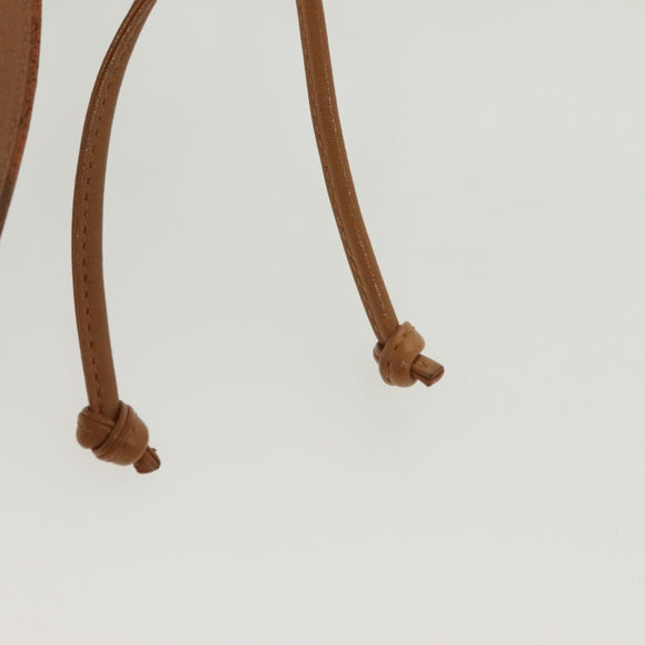 SAINT LAURENT Shoulder Bag PVC Canvas Black Gold Auth 141268