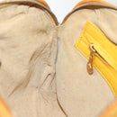 BOTTEGA VENETA INTRECCIATO Shoulder Bag Leather Yellow Gold Auth 141269-19