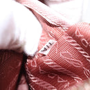 PRADA Shoulder Bag Safiano leather Pink Gold Auth 141282-21